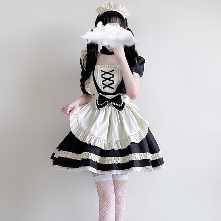 3点セット）ハロウィン cosplay メイド服 魔女 ゴスロリ ピエロ