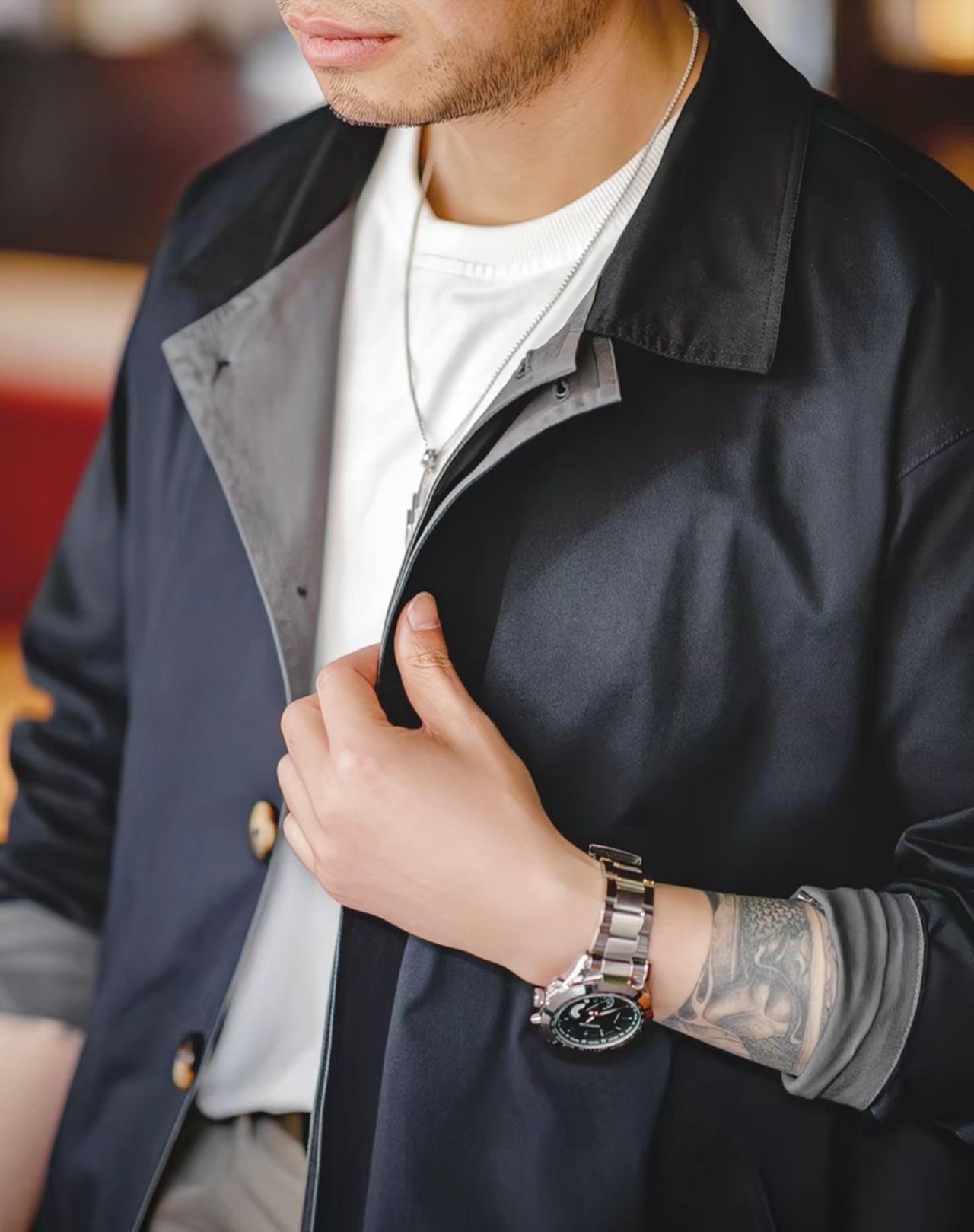 Balmacan Trench Coat  K0224