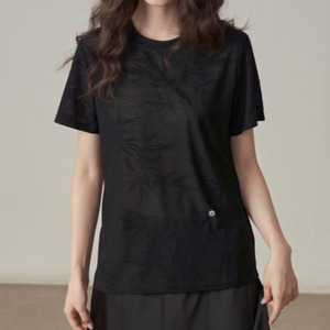 Button Embroidered T-shirt 501417