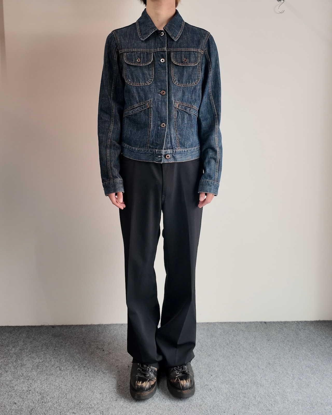 【MIUMIU】dark tone tracker jacket