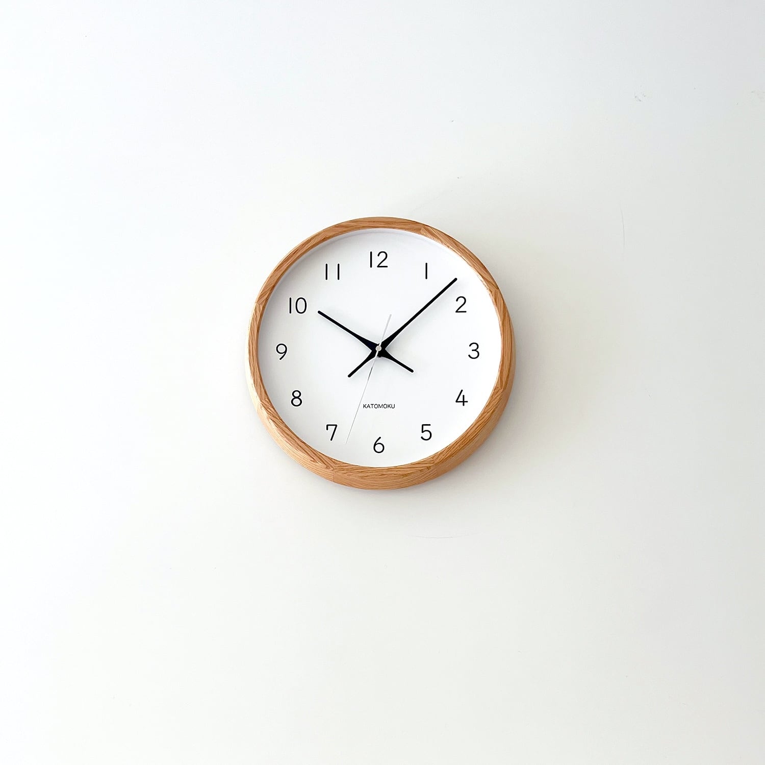 KATOMOKU muku clock 13 オーク km-104OA 掛け時計 | 加藤木工株式会社