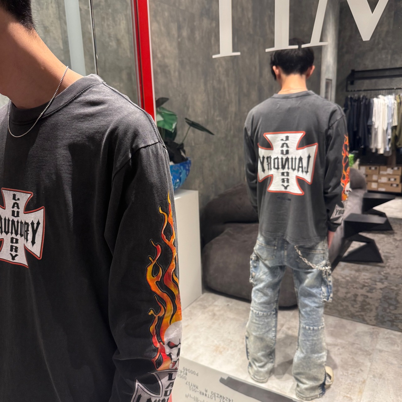 【PARIS LAUNDRY】IRON CROSS LS TSHIRT - 12