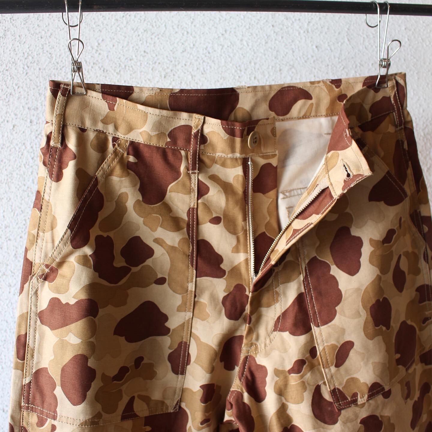 GUNG HO（ガンホー）/ Camouflage Wide Fatigue Pants（カモフラージュ