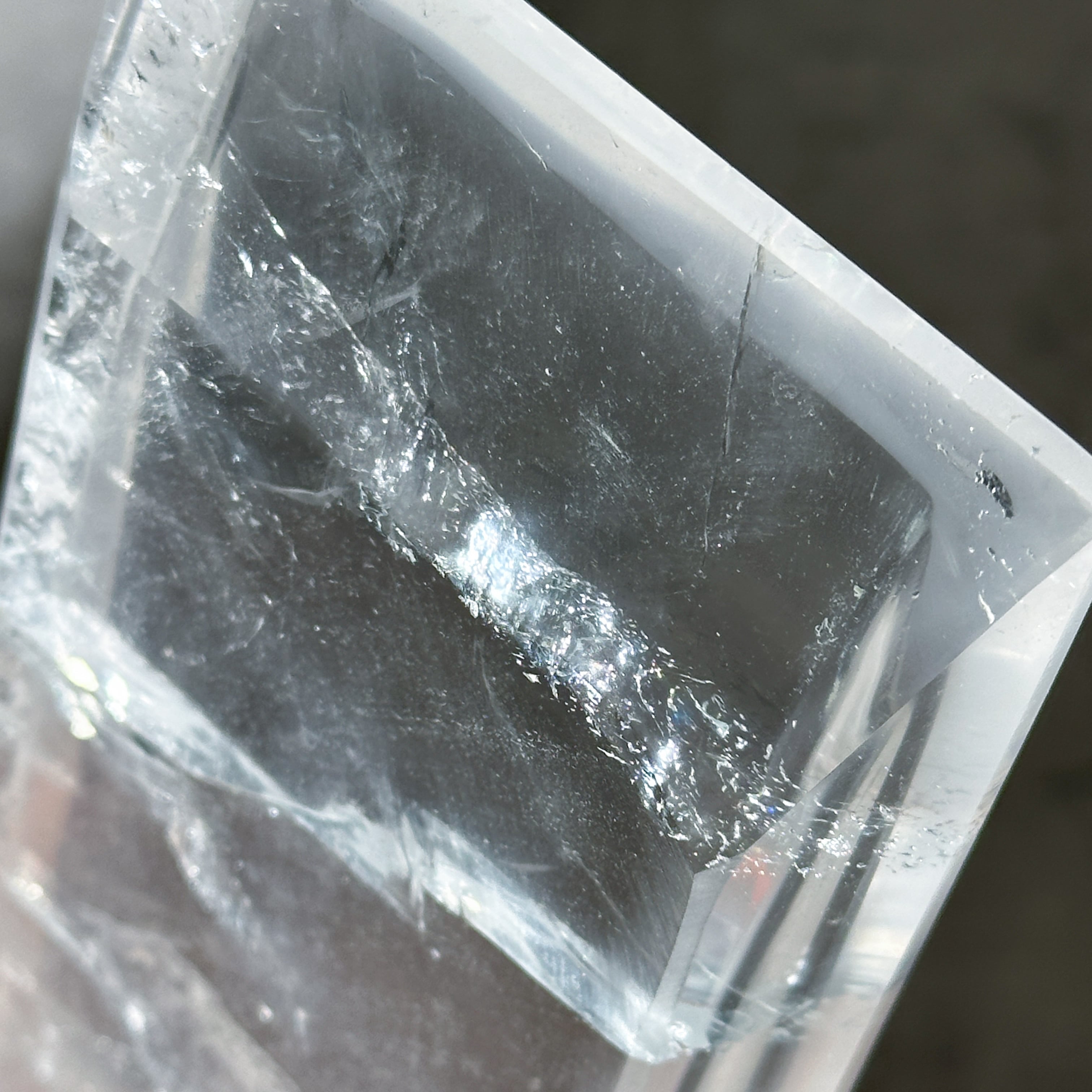 クリアクォーツのトレー 01◇ Clear Quartz ◇ 天然石・鉱物