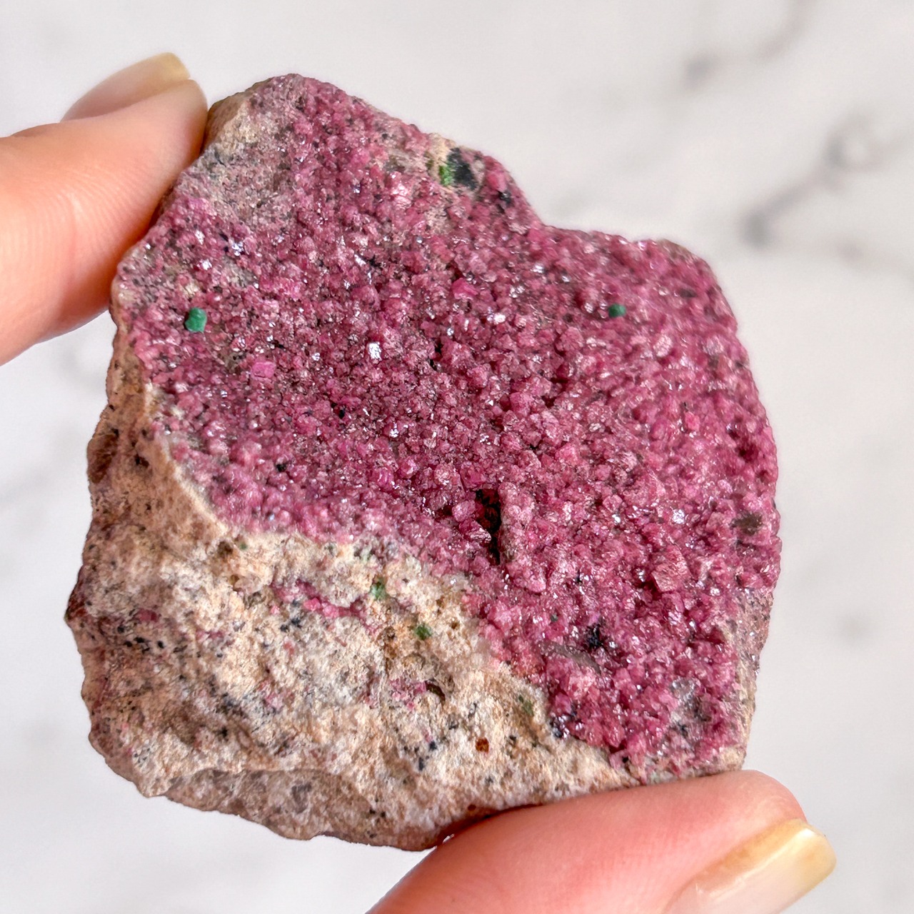 ピンクコバルトカルサイト with マラカイトB