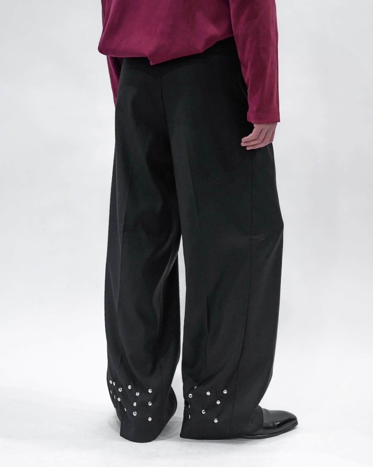 【期間限定セール】 HYPE kyoto wide flared slacks Hype