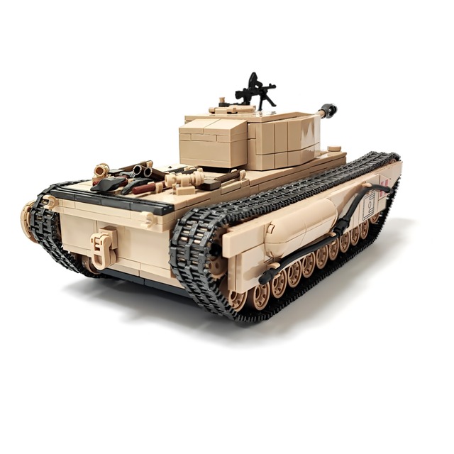 イギリス チャーチル歩兵戦車 1031PCS ESシリーズ