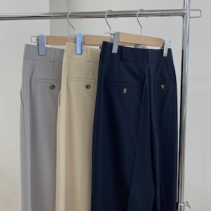 new dull tuck slacks PT