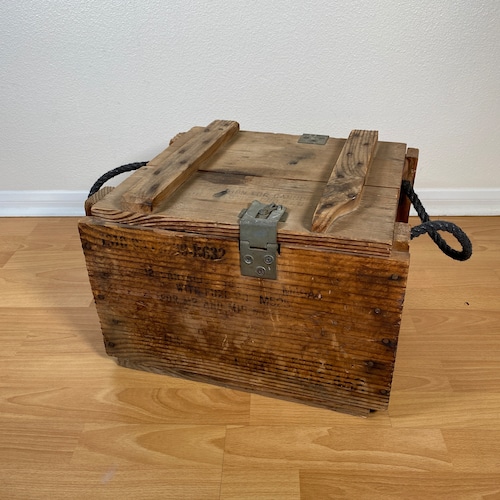 #718 ビンテージ 木箱 ウッドボックス 蓋付き アメリカ