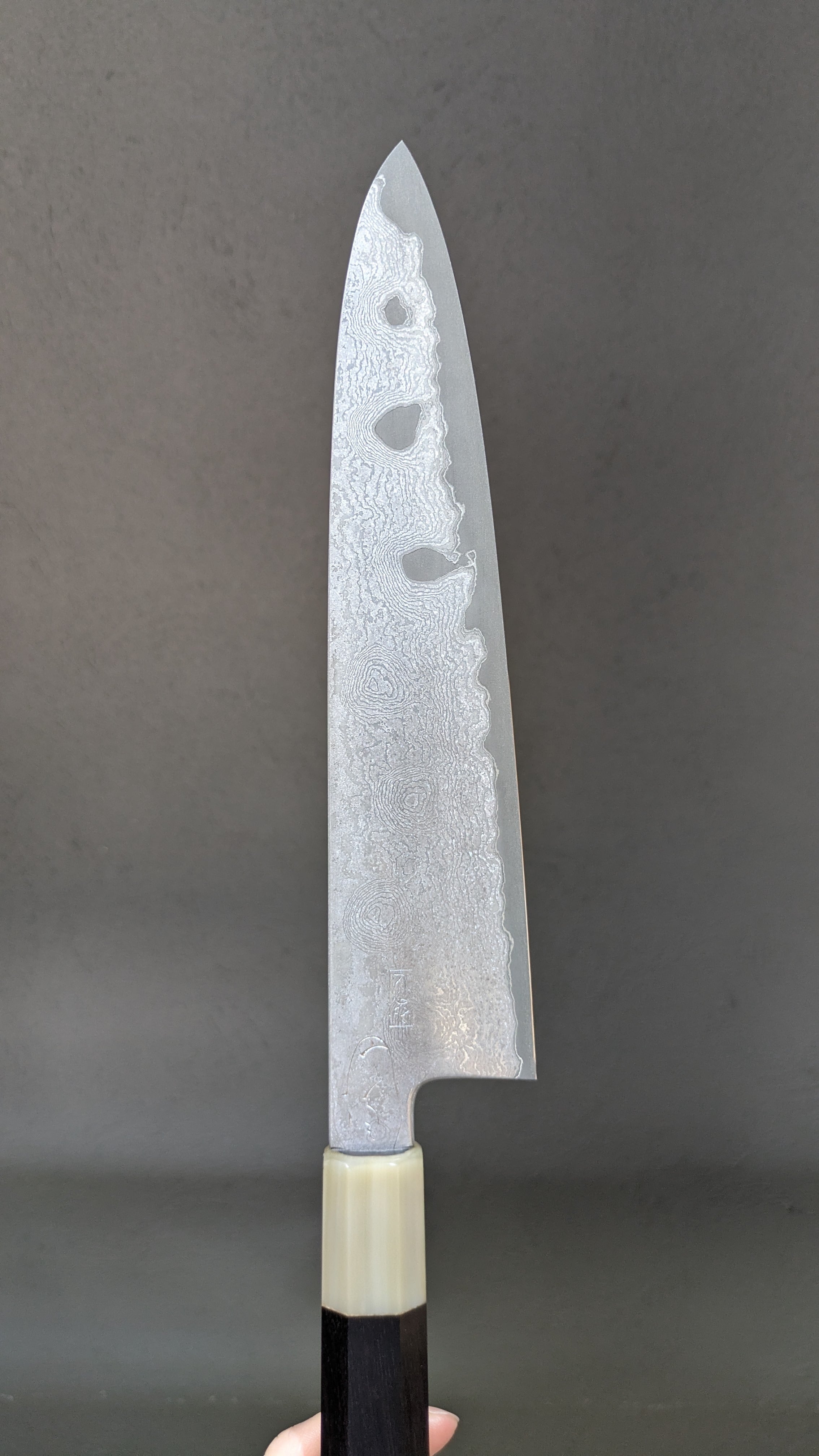 銀三 牛刀 7寸（Ginsan Gyuto 210mm ） | 円直刃物