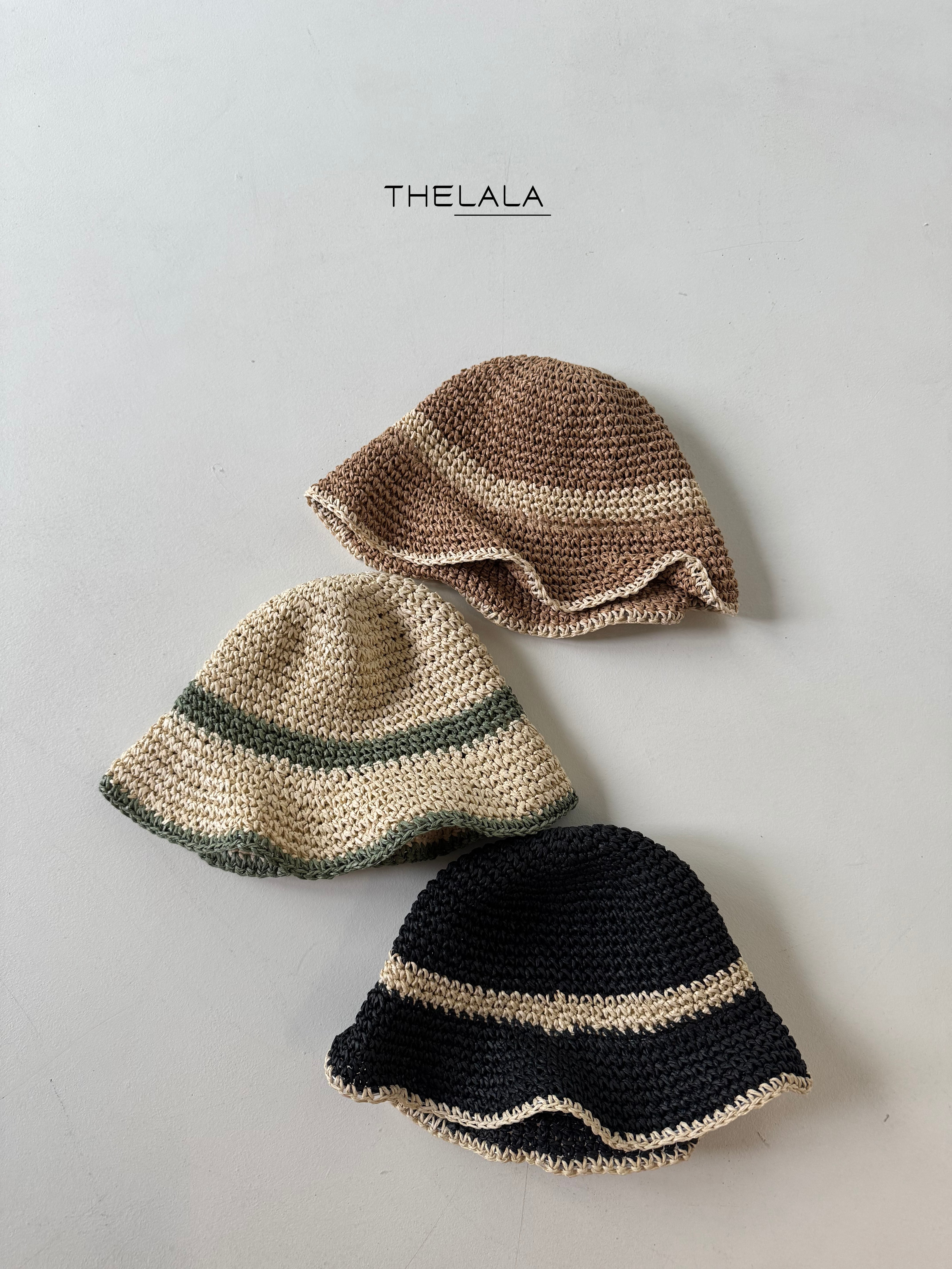 natural weave hat【the lala】※7月中旬〜下旬発送予定