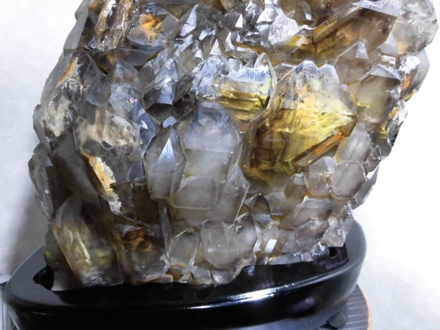 【送料無料】【高品質】約17kg 特大ブラジル産ジャカレー水晶（アリゲータークオーツ）　no.5