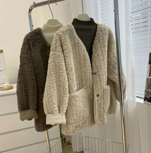 2color / ボアデザインジャケット