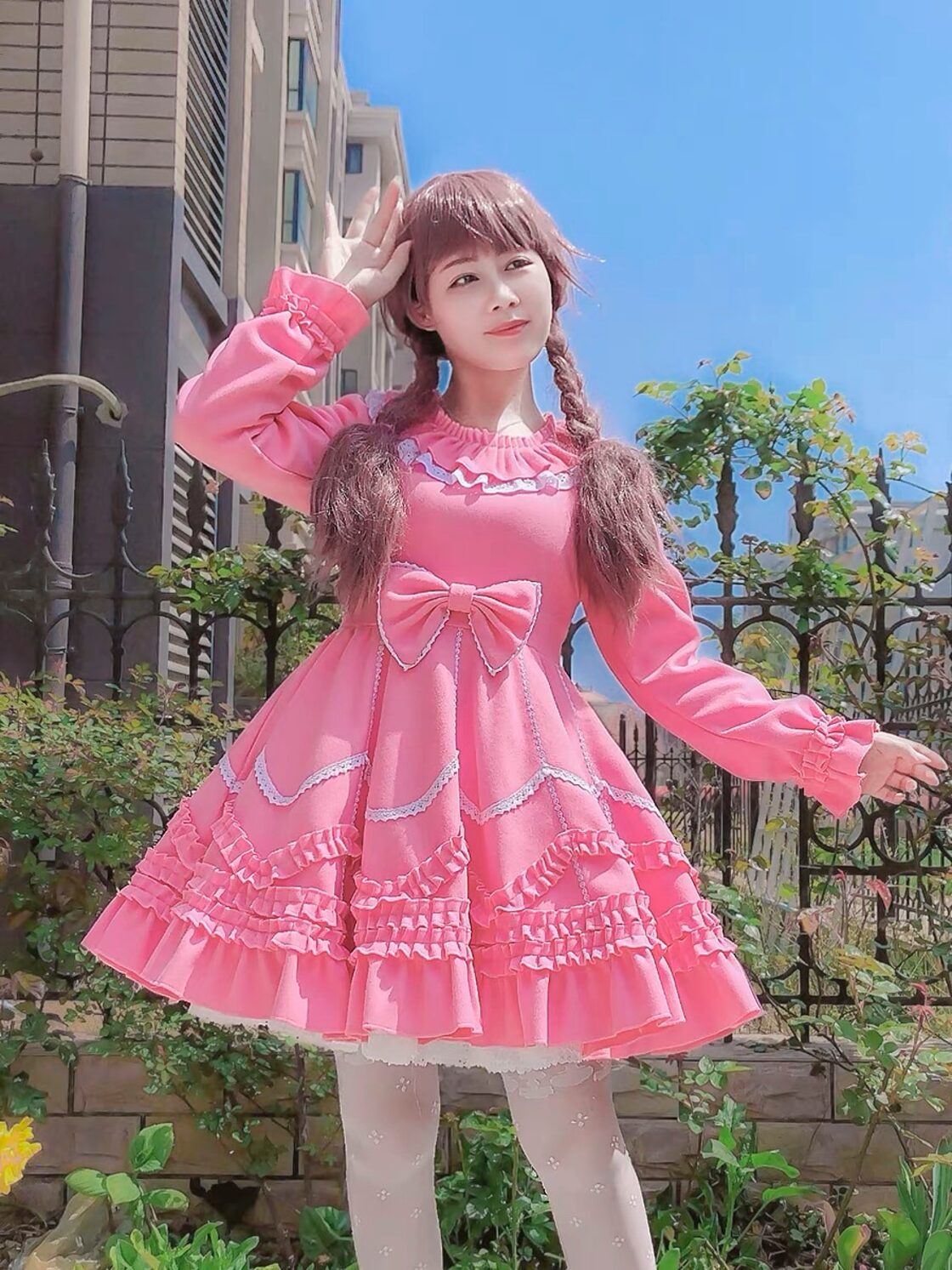 ワンピース お姫様 プリーツスカート 宝塚 プリンセス コスプレ 