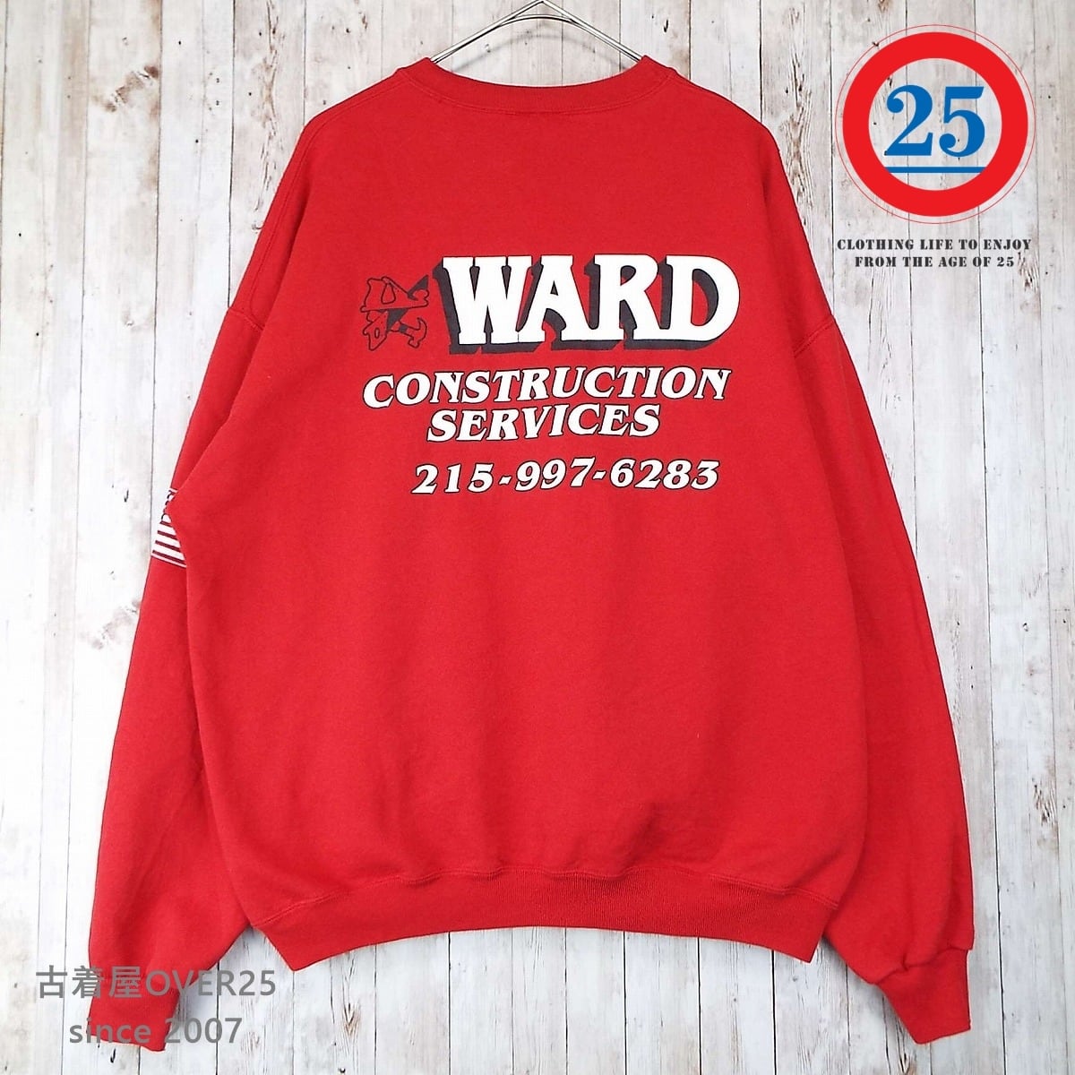 90s 00s ヴィンテージ XLサイズ｜ JERZEES WARD CONSTRUCTION SERVICES ...
