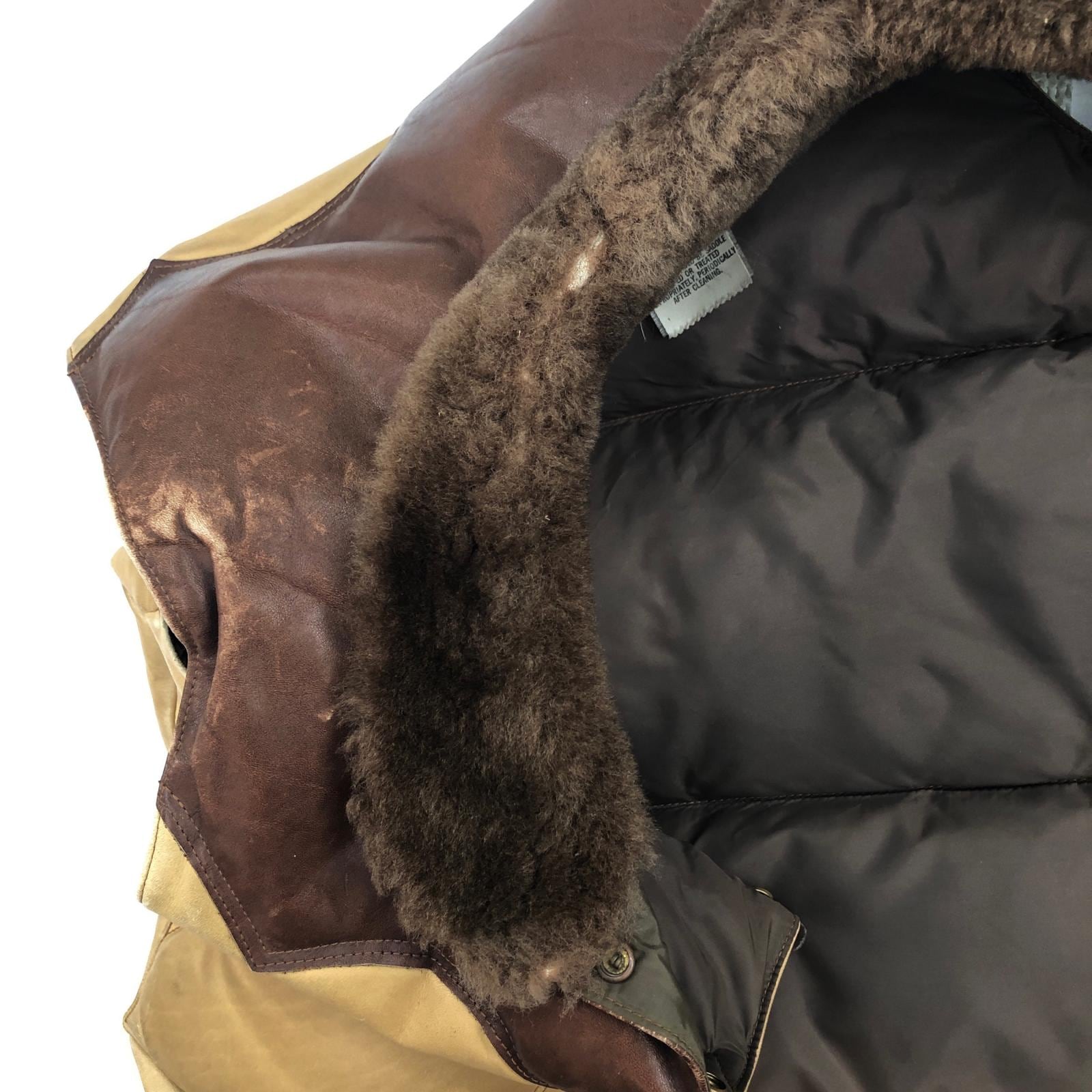 ROCKY MOUNTAIN ロッキーマウンテン 70年代 LDV LEATHER DOWN VEST