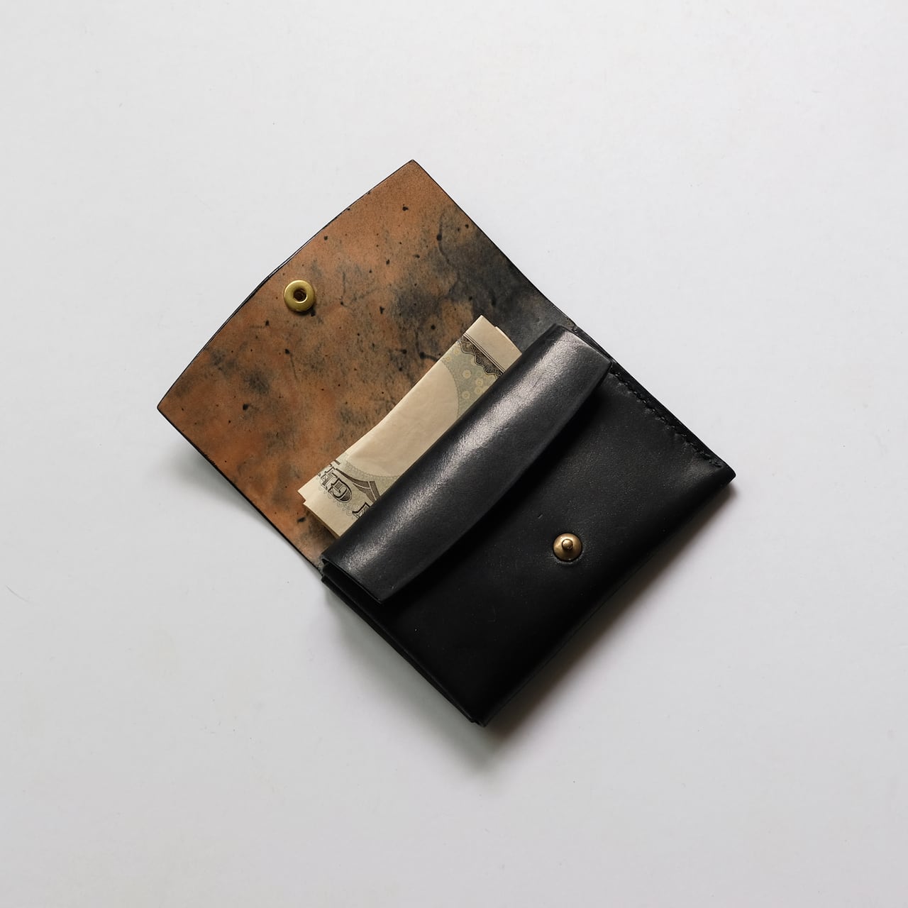 mini wallet - bk - GUIDI / cavallo culatta | chamoto