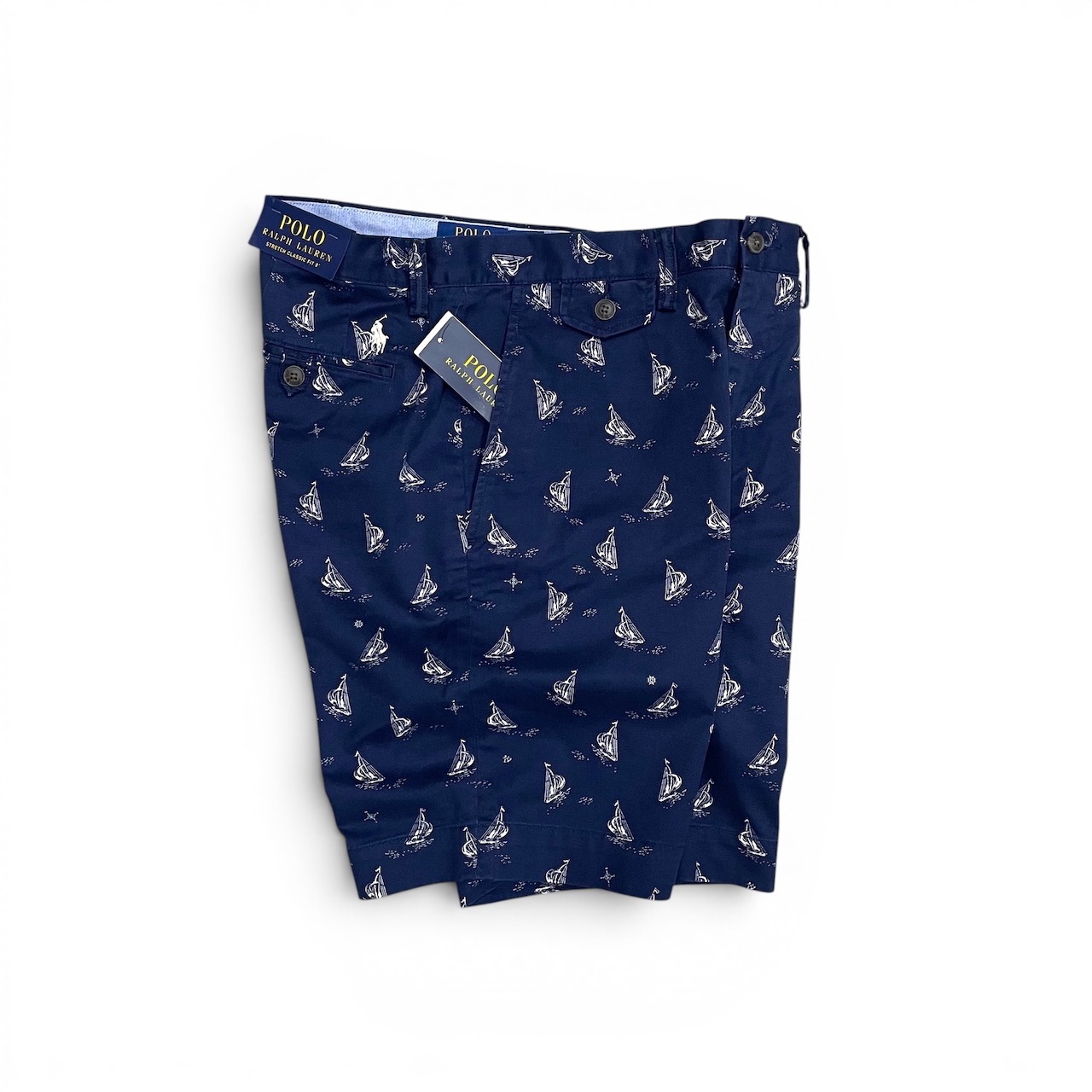 【新品】Polo Ralph Laure ポロラルフローレン ヨットプリント ストレッチチノショーツ ショートパンツ 【SPT-POLO-012】 - 3
