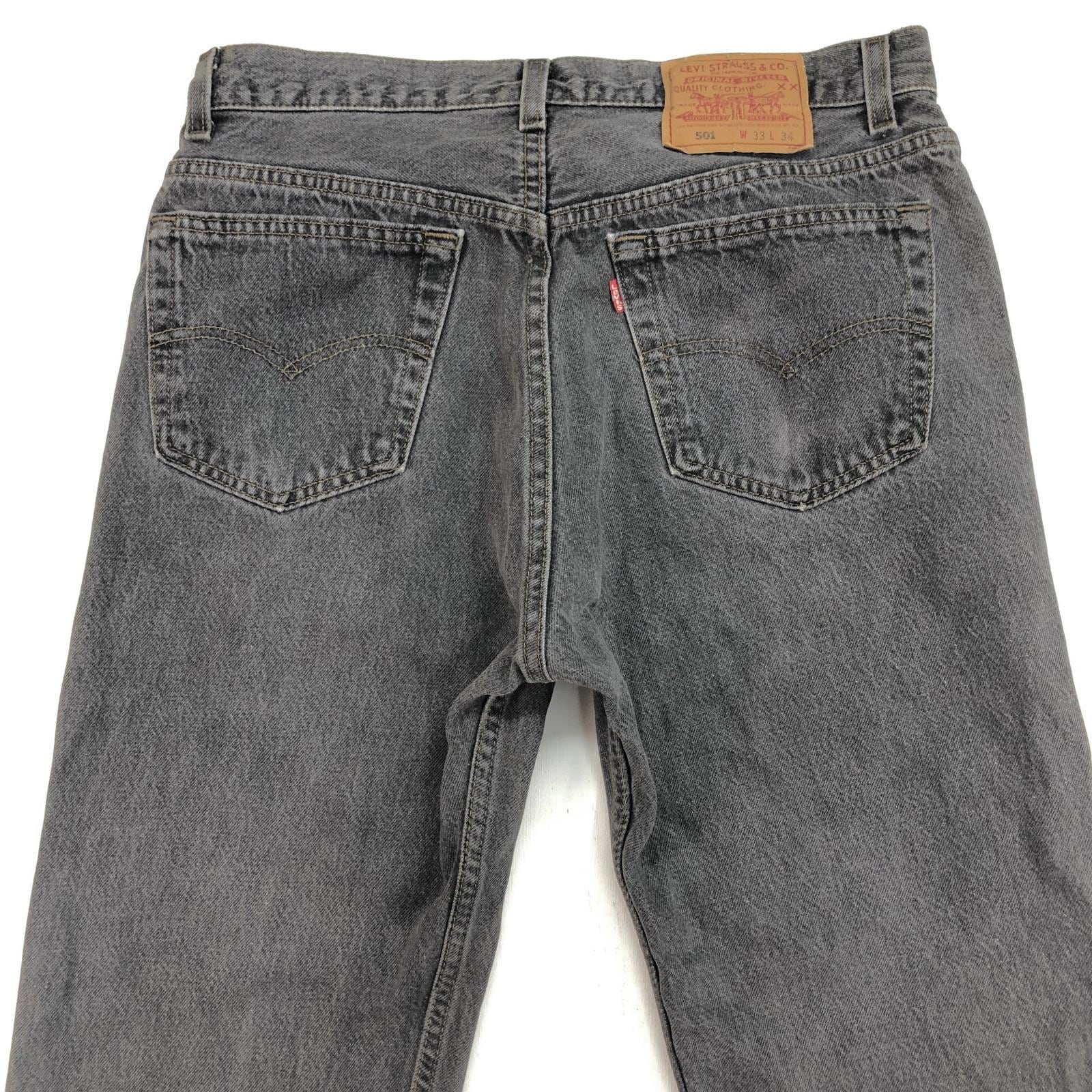 LEVI'S リーバイス 90年代 USA製 501- 0658 刻印 先染め グレー デニム