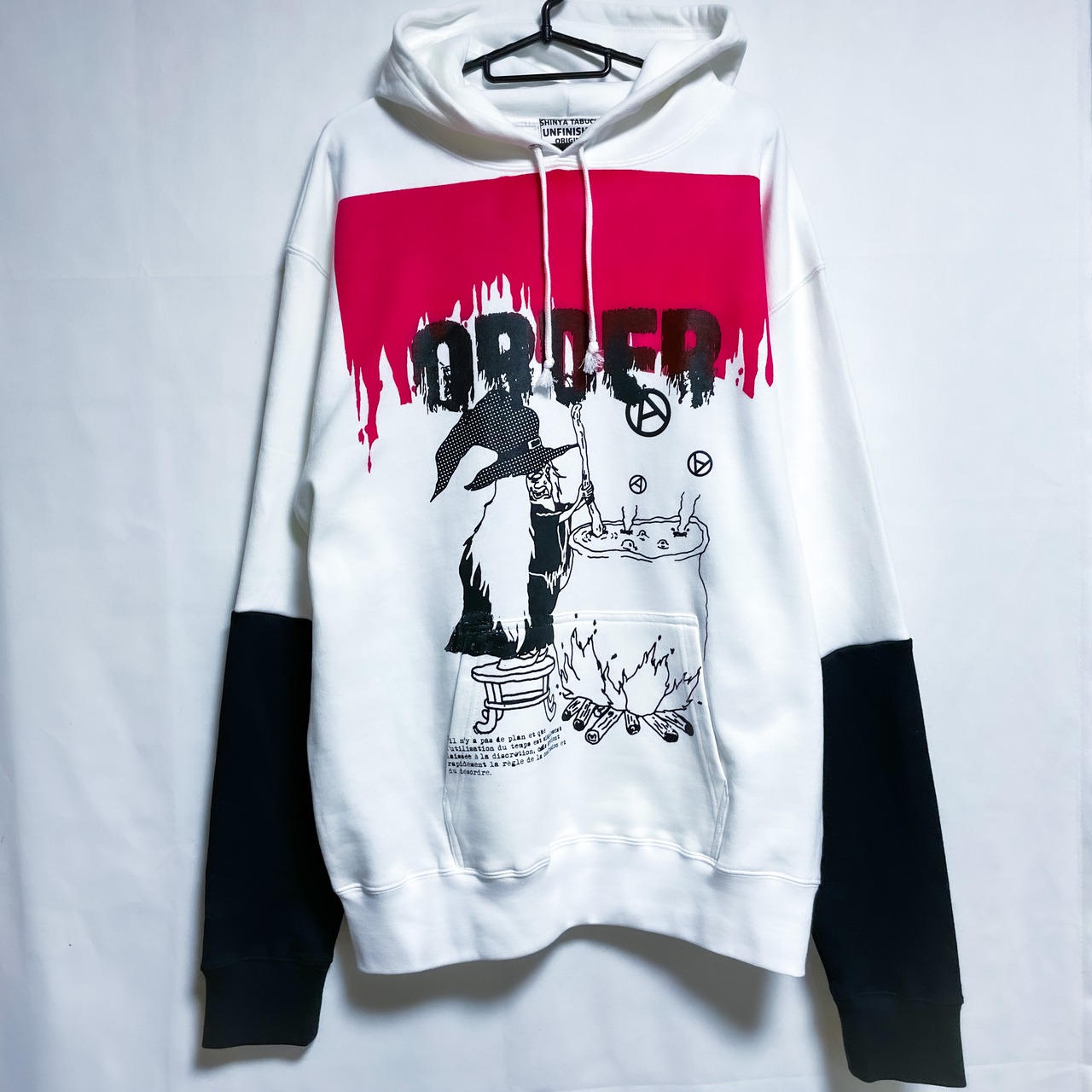 UNFINISHED ORDERロングリーブパーカー