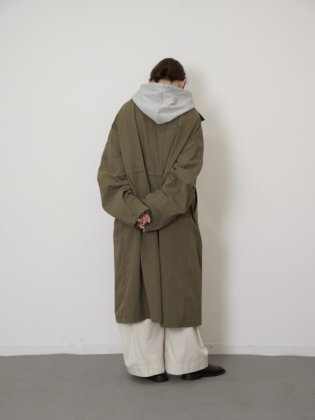 【867design】Stand Neck Military Coat