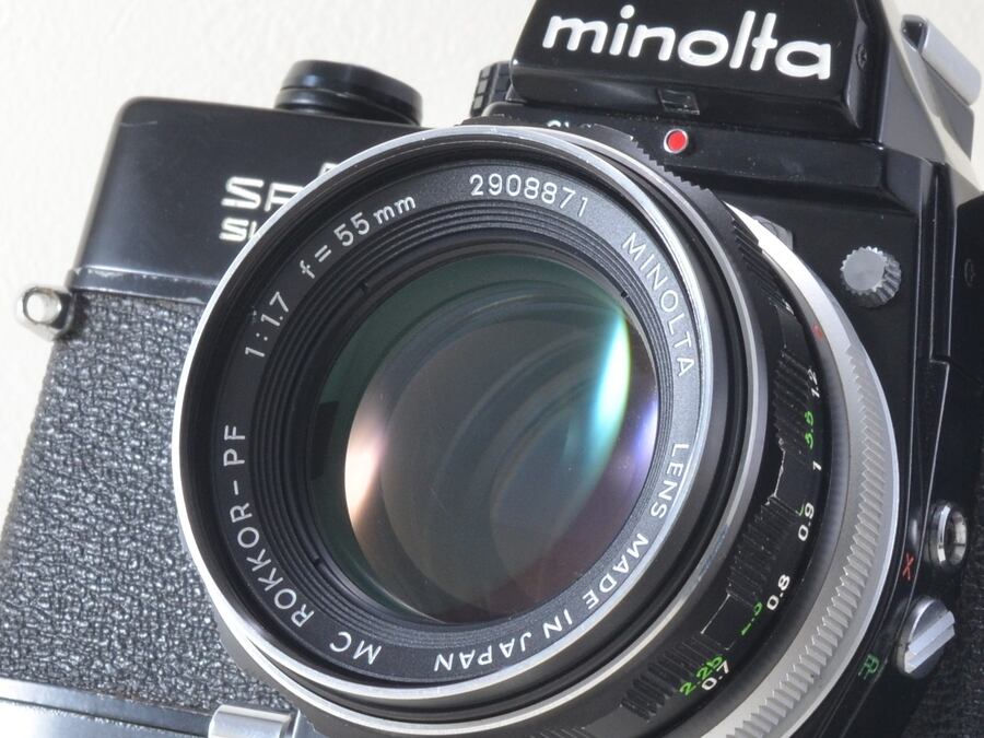 MINOLTA SRT SUPER ブラック / MC ROKKOR PF 55mm F1.7 整備済 ...