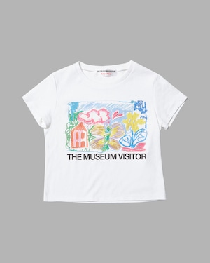 [THE MUSEUM VISITOR] CRAYON ART PRINTED T-SHIRTS (WHITE)  正規品 韓国ブランド 韓国通販 韓国代行 韓国ファッション