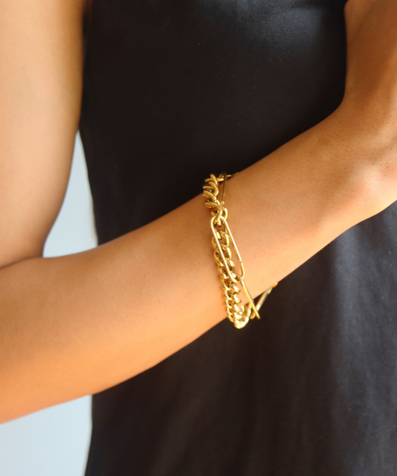 ダブルチェーンブレスレット/020088