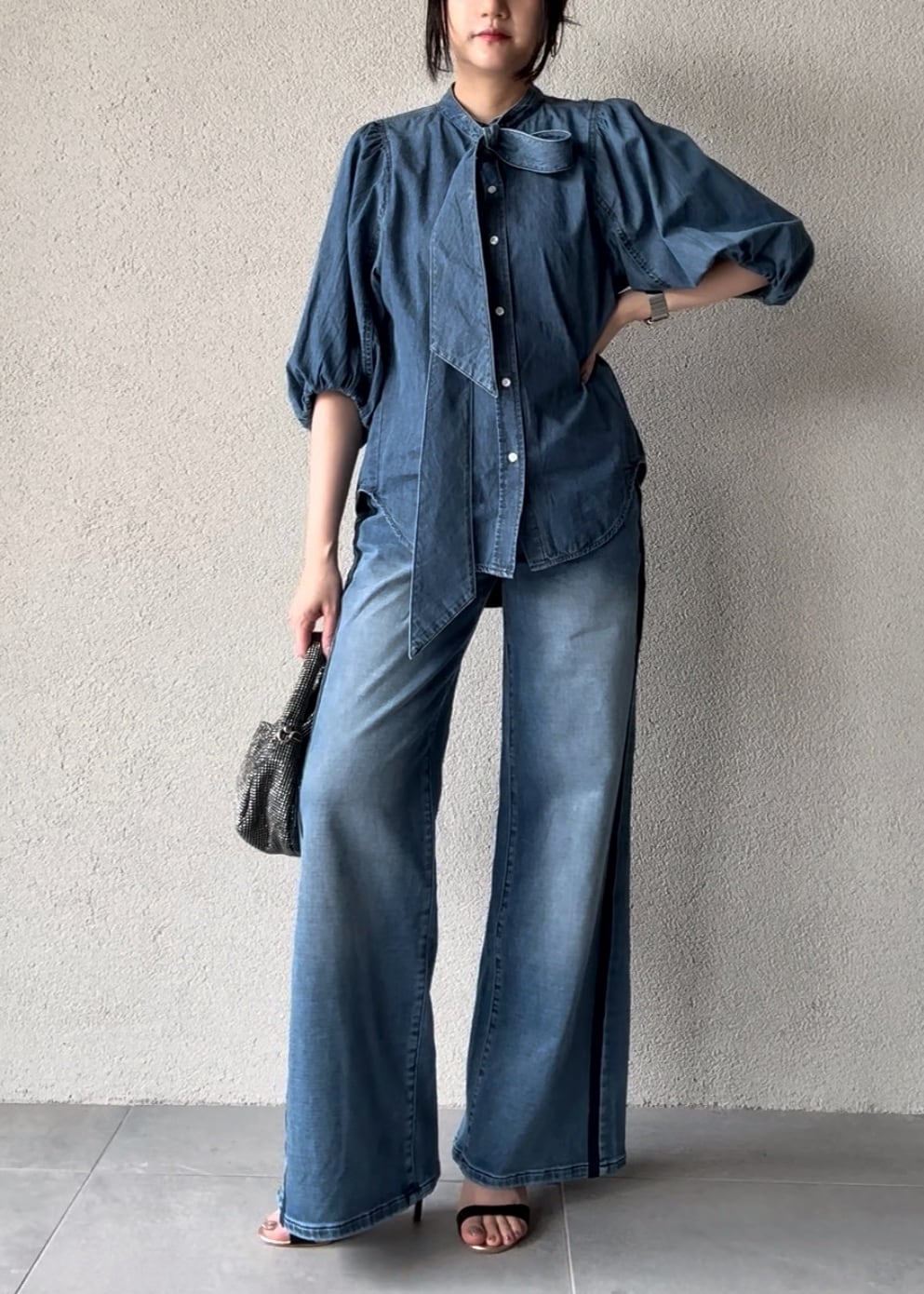 SYSORUS × akko3839 セーラーデニムワイドパンツ WJ111 SYSORUS × akko3839 セーラーデニムワイドパンツ WJ111 パンツ