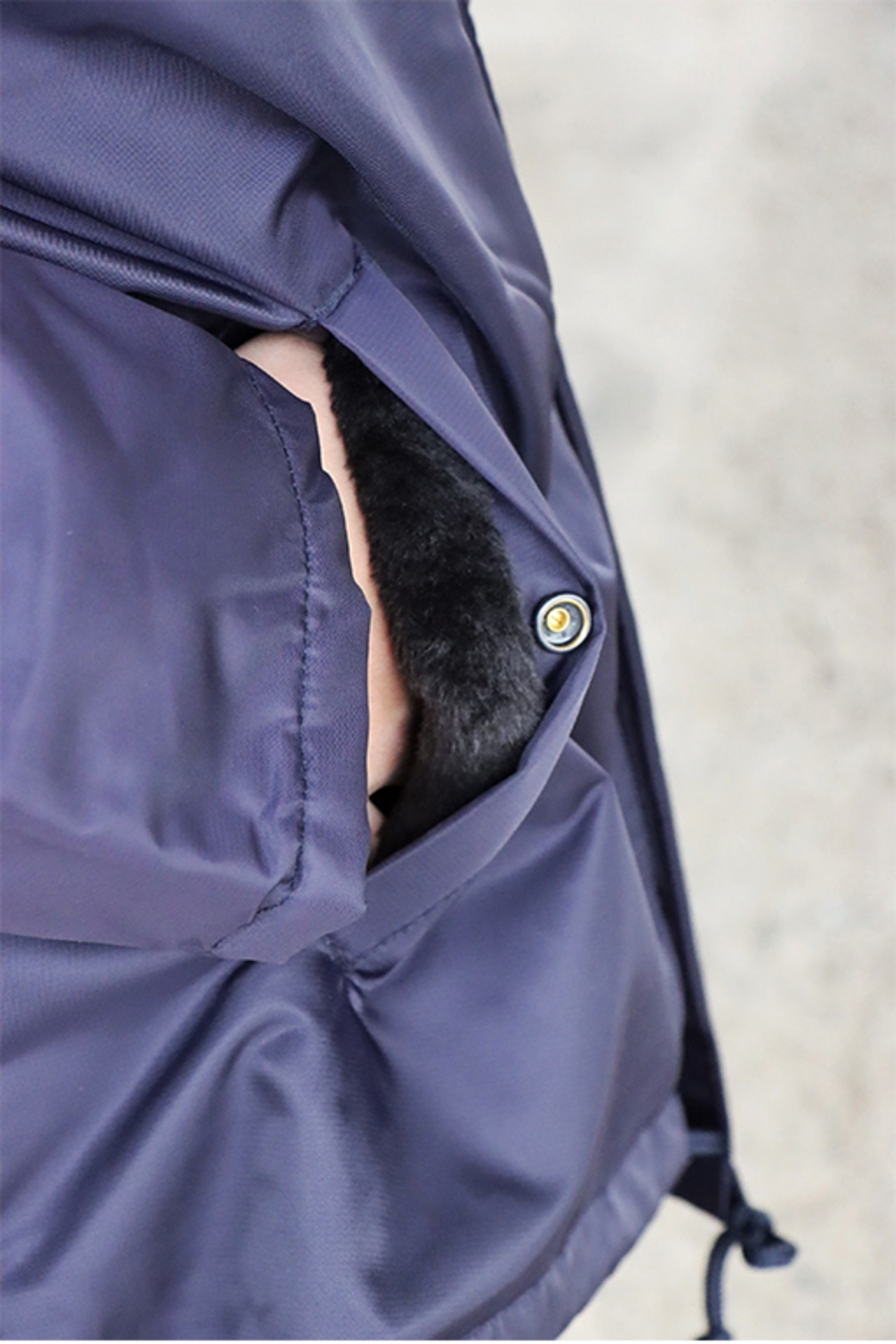 SLINK(スリンク) "BAT GIRL EXOTIC CLUB Boa Coach Jacket"(NVY)