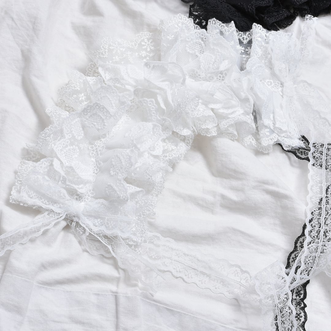 新作】紐レースフリルヘッドドレス | VOLCAN&APHRODITE