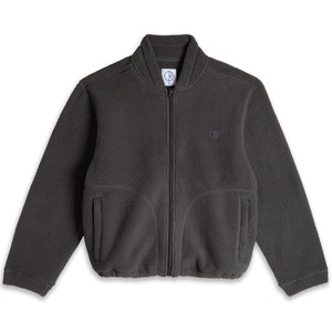 POLAR / ROMAN FLEECE JACKET - DIRTY BLACK