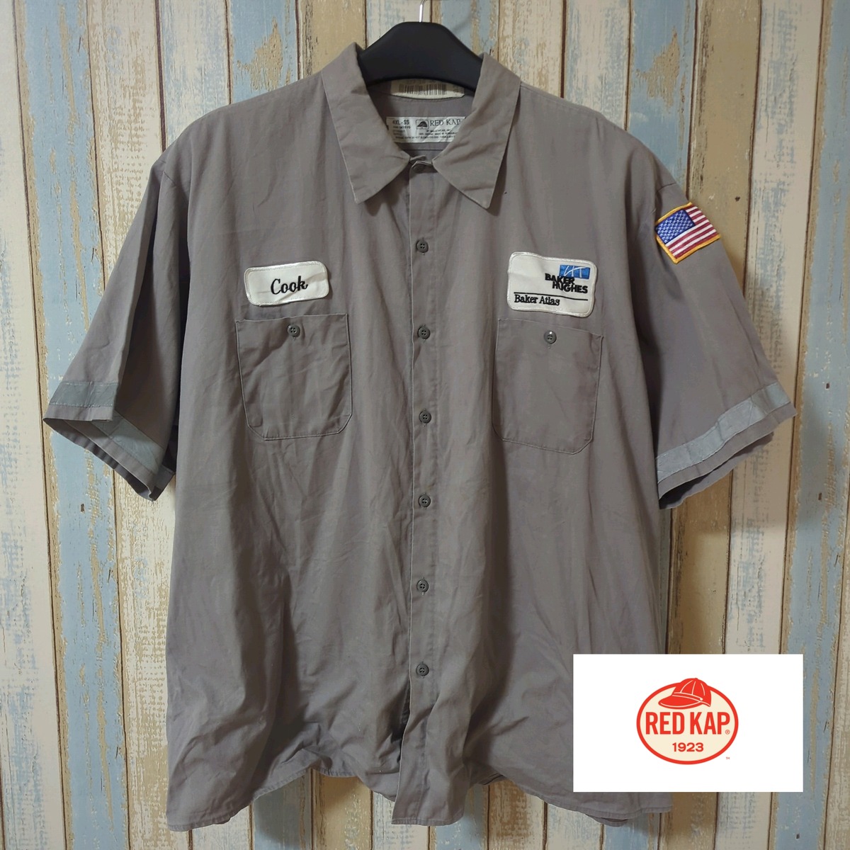 BAKER HUGHES RED KAP レッドキャップ 作業着 シャツ | Bikers Classic Rags