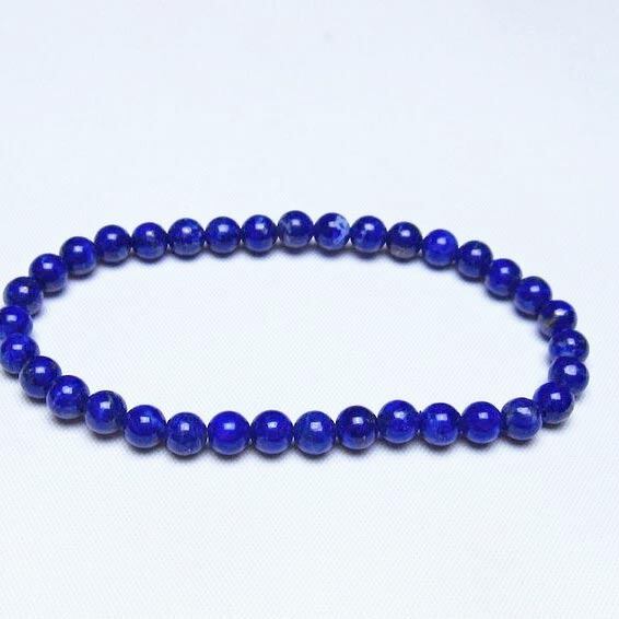 ラピスラズリ ブレスレット 5mm 一点物 メール便可 [M便 1/10] 111-48501