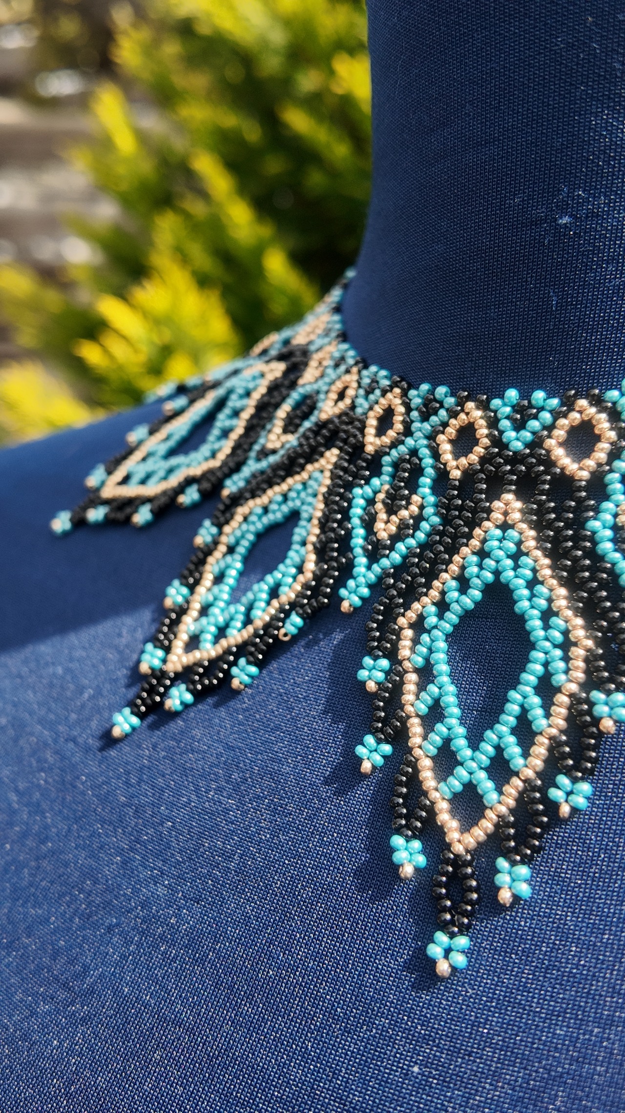 クリザ・シリャンカ エメラルド（ウクライナ伝統手工芸・最高品質ビーズアクセサリー） - 4