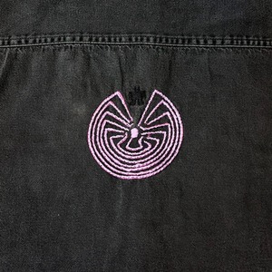 ナスングワム【Nasngwam】Indian motif Denim Shirt　XLサイズ
