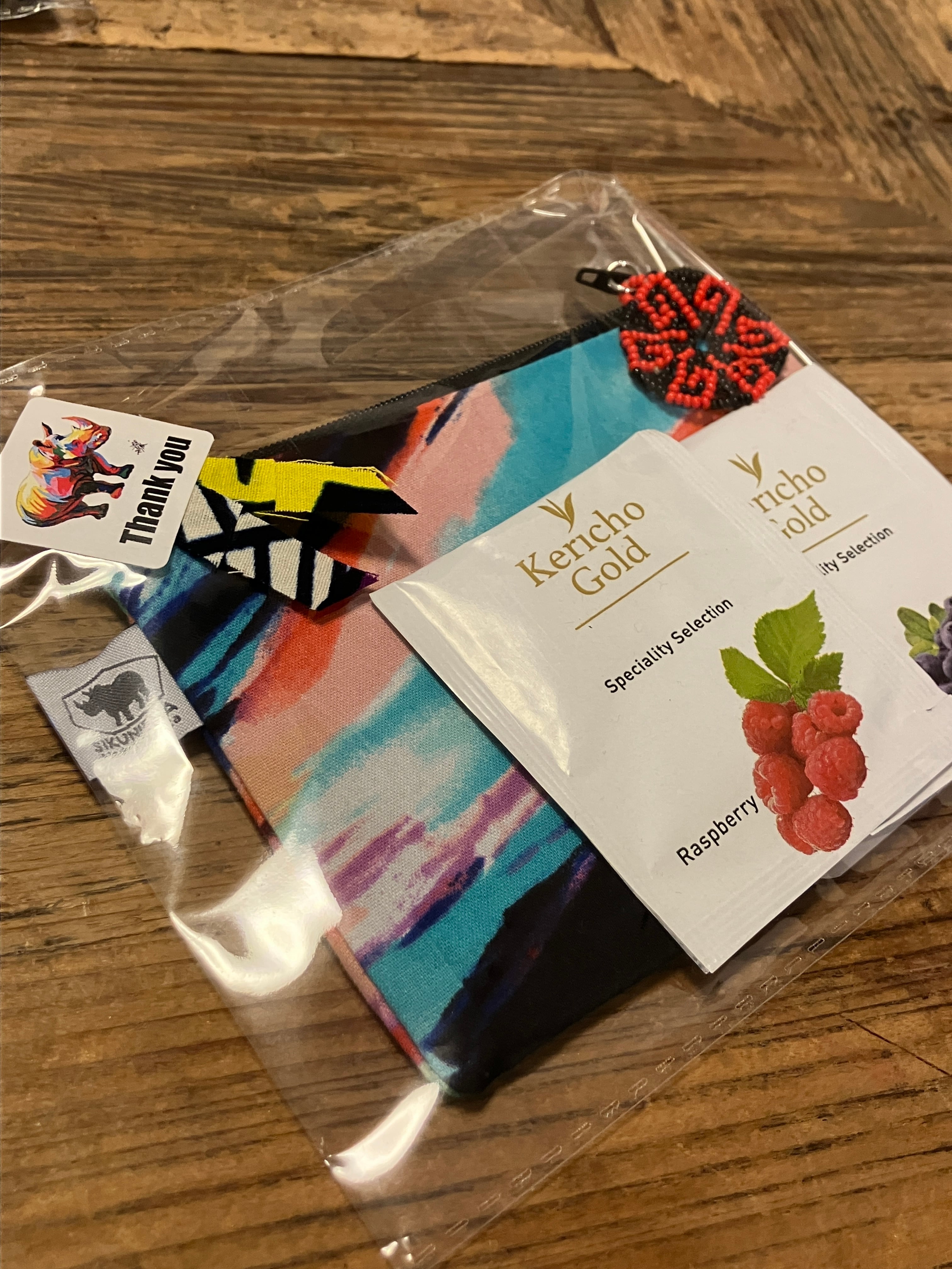 Gift set  - mini pouch ＋ fruits  Tea