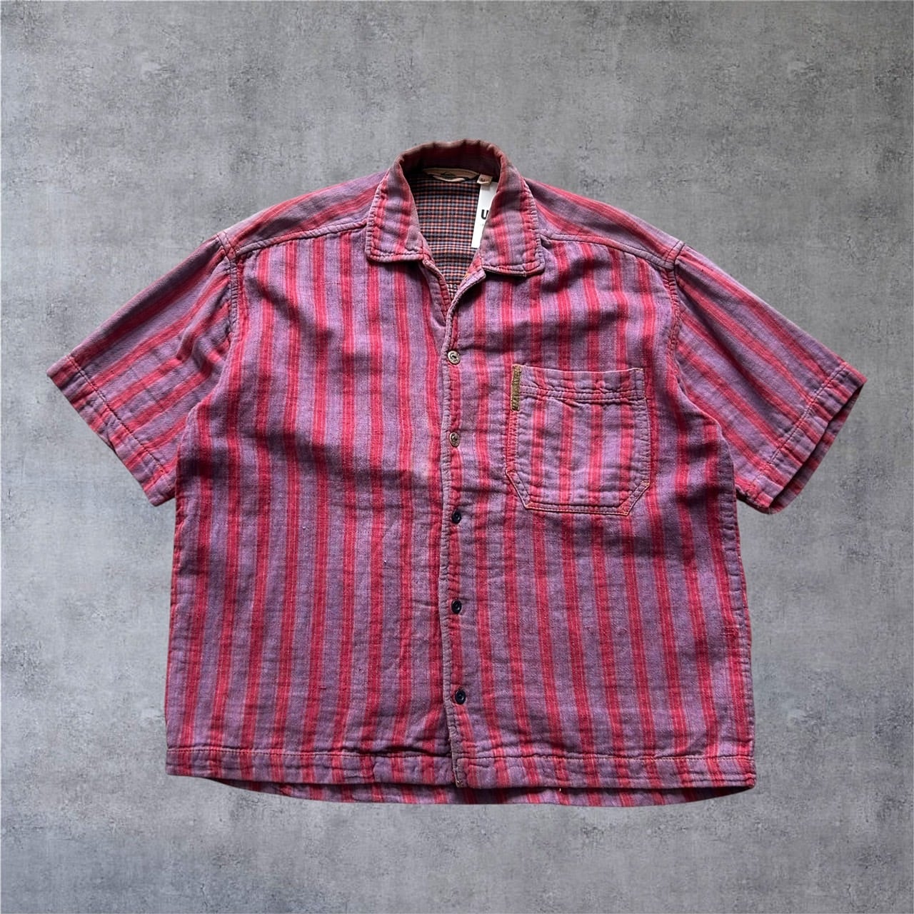 1990s Quiksilver S/S cotton shirt【高円寺店】