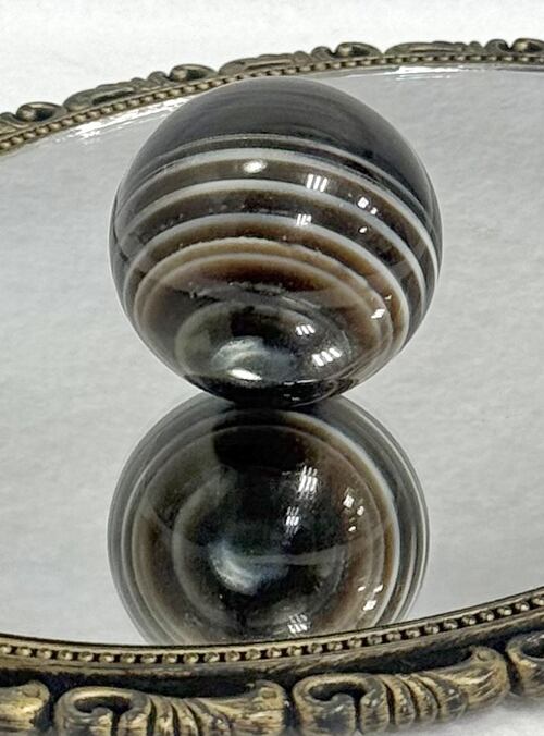 天眼石 アイアゲート 丸玉 スフィア 天然石 パワーストーン 瑪瑙