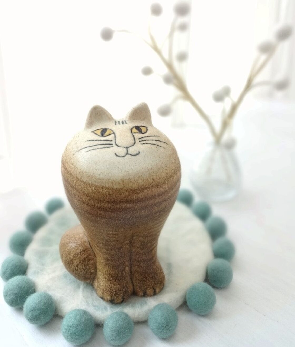 猫 リサラーソン 置物 Lisa Larson リサラーソン MAYA マヤ 陶器製 