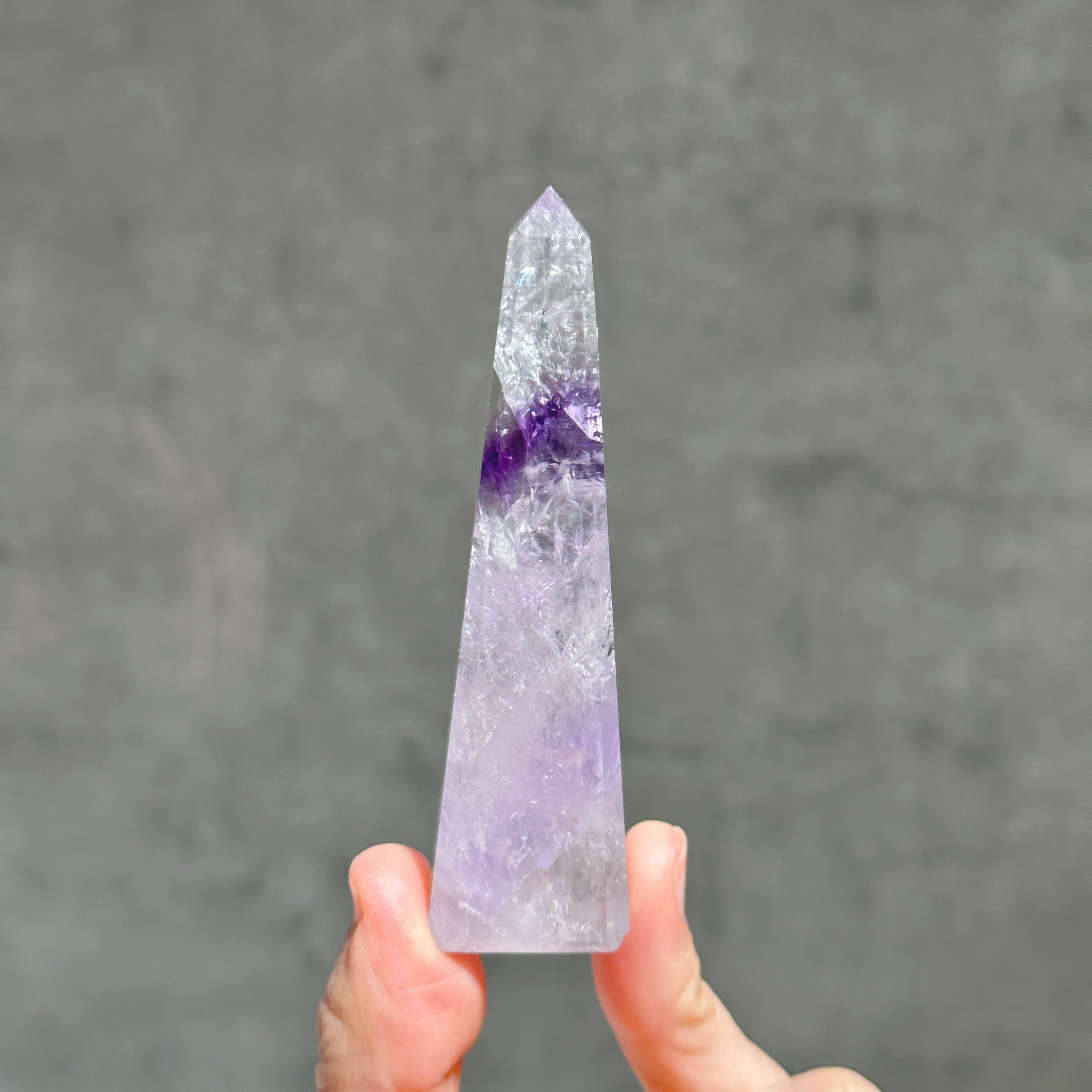 ファントムアメジスト オベリスク01◇Phantom Amethyst ◇天然石・鉱物