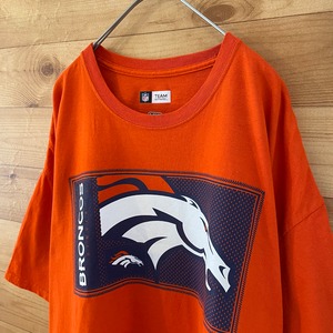 【NFL】デンバーブロンコス Tシャツ DENVER BRONCOS ロゴ プリント ビッグサイズ XL us古着 アメリカ古着