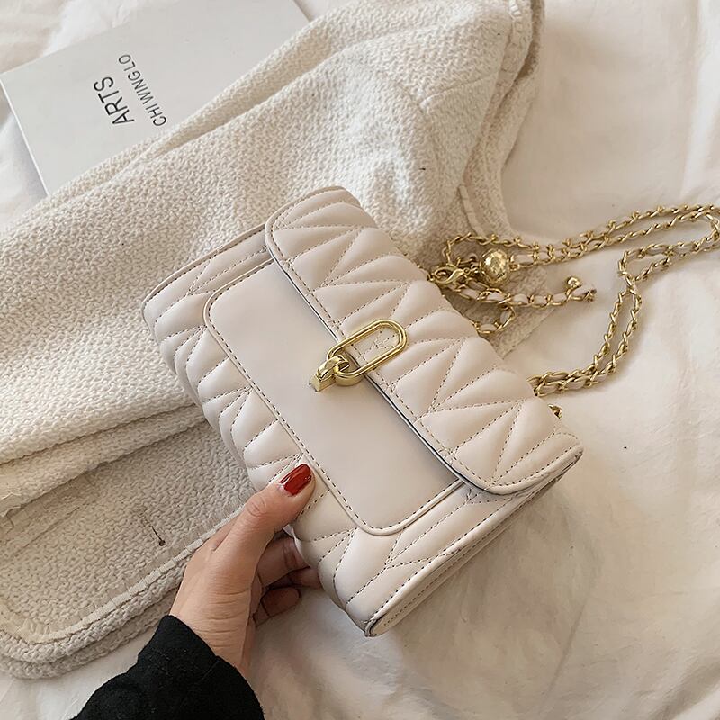 サマーチェーン 夏物 スクウェア メッセンジャーバッグ 手作りハンドバック51889160447