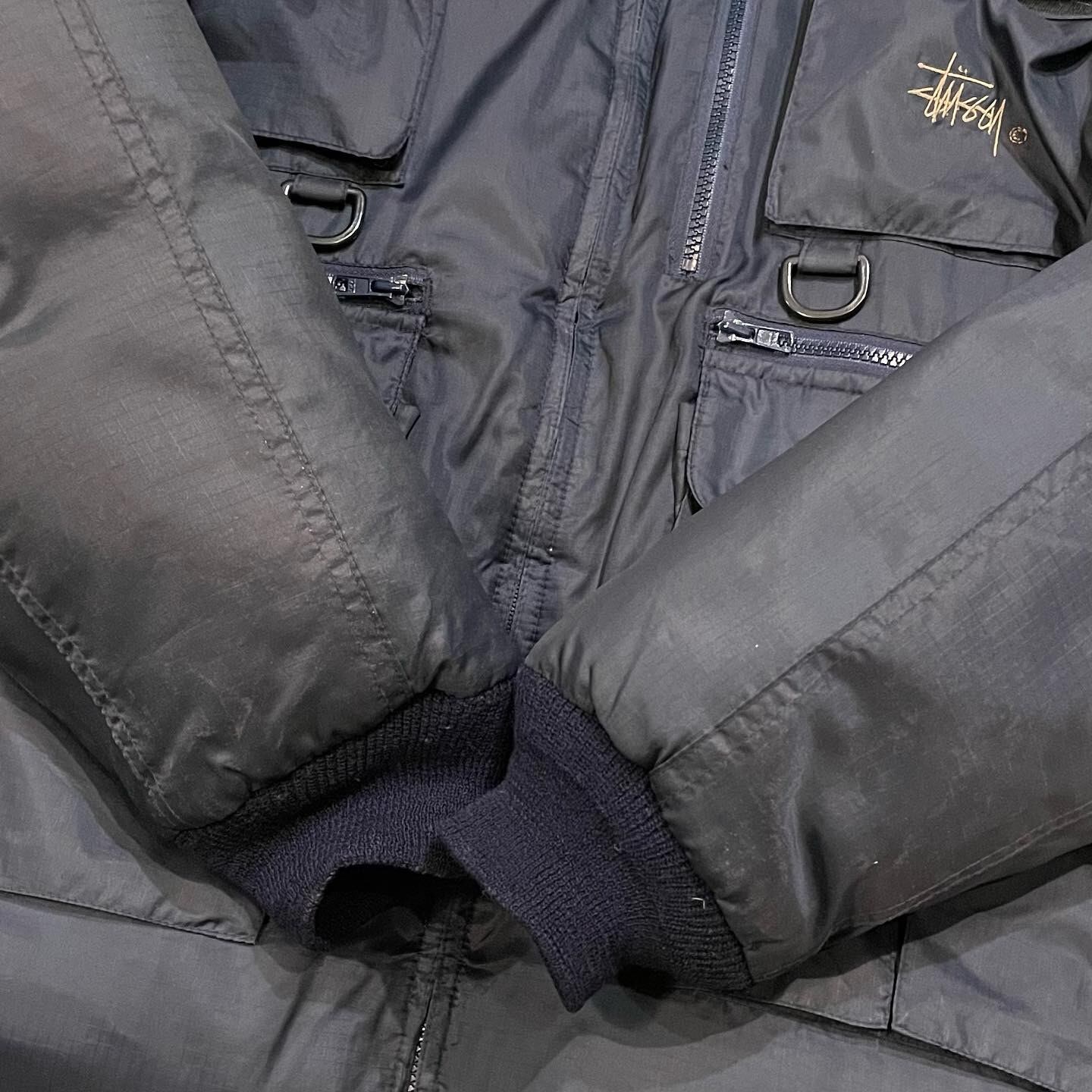 Special!! 90s Stussy fishing down jacket | What’z up powered by BASE