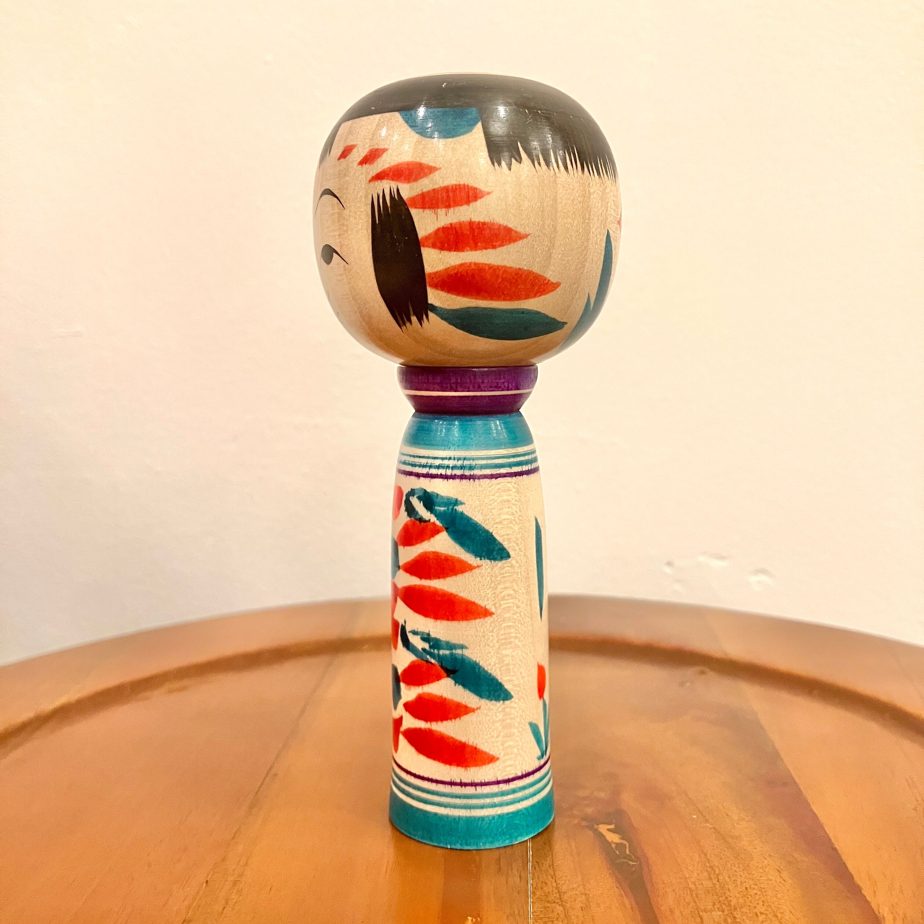 鎌田美奈枝工人：弥治郎系】こけし：4寸 12cm N10KK-27