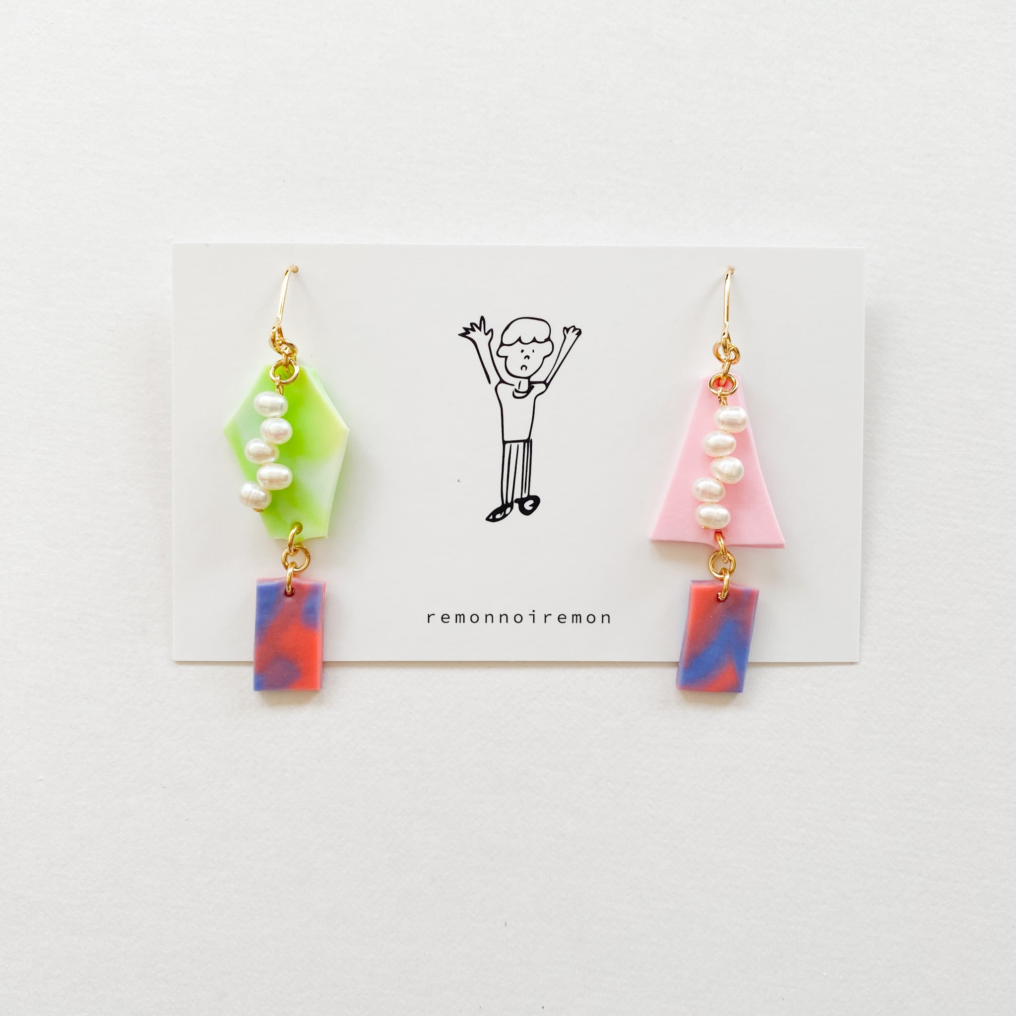 (淡水パール）カケラピアス/イヤリング