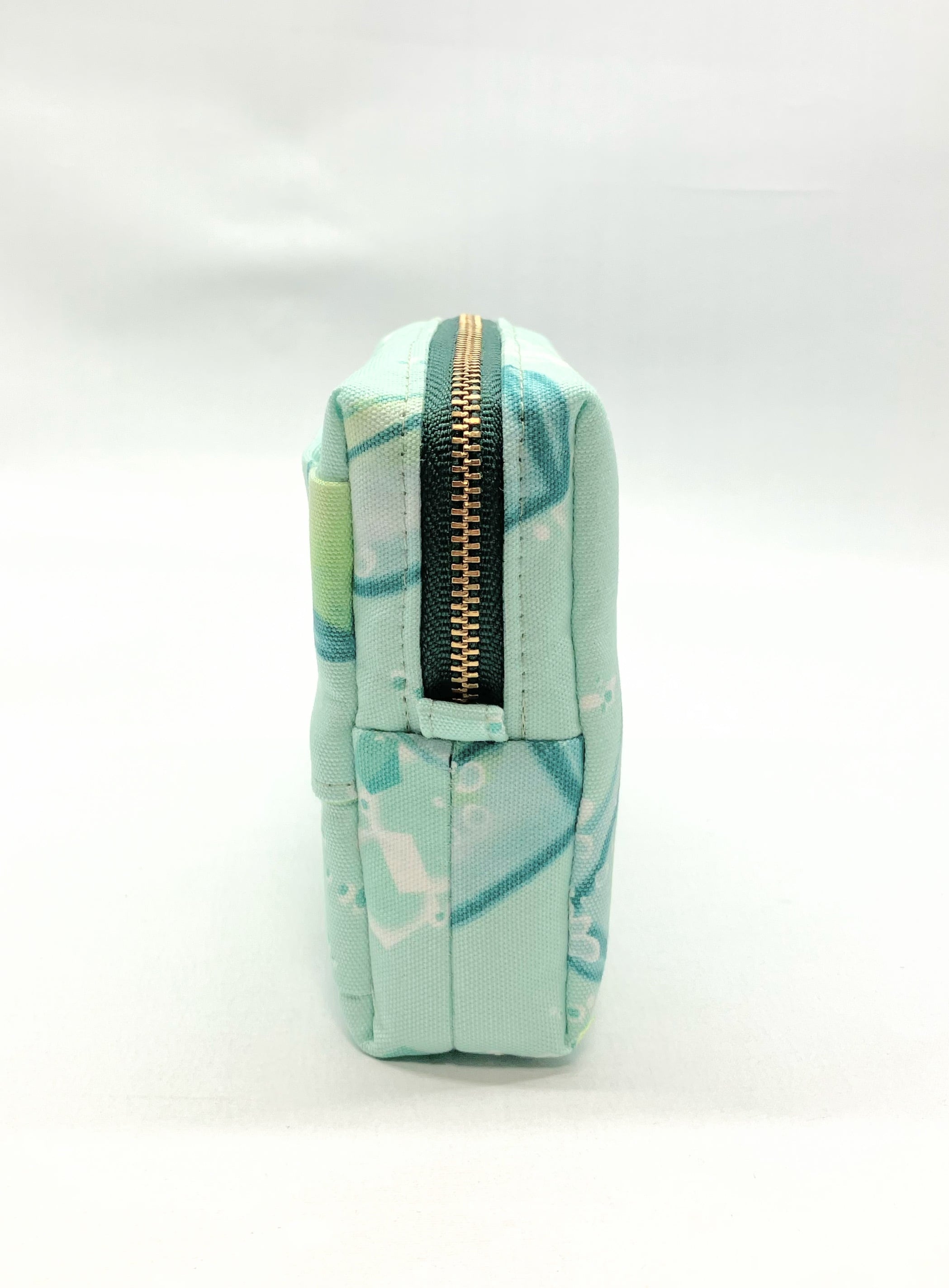 ポケットティッシュケース付き スクエアポーチ ラムネ ソーダ