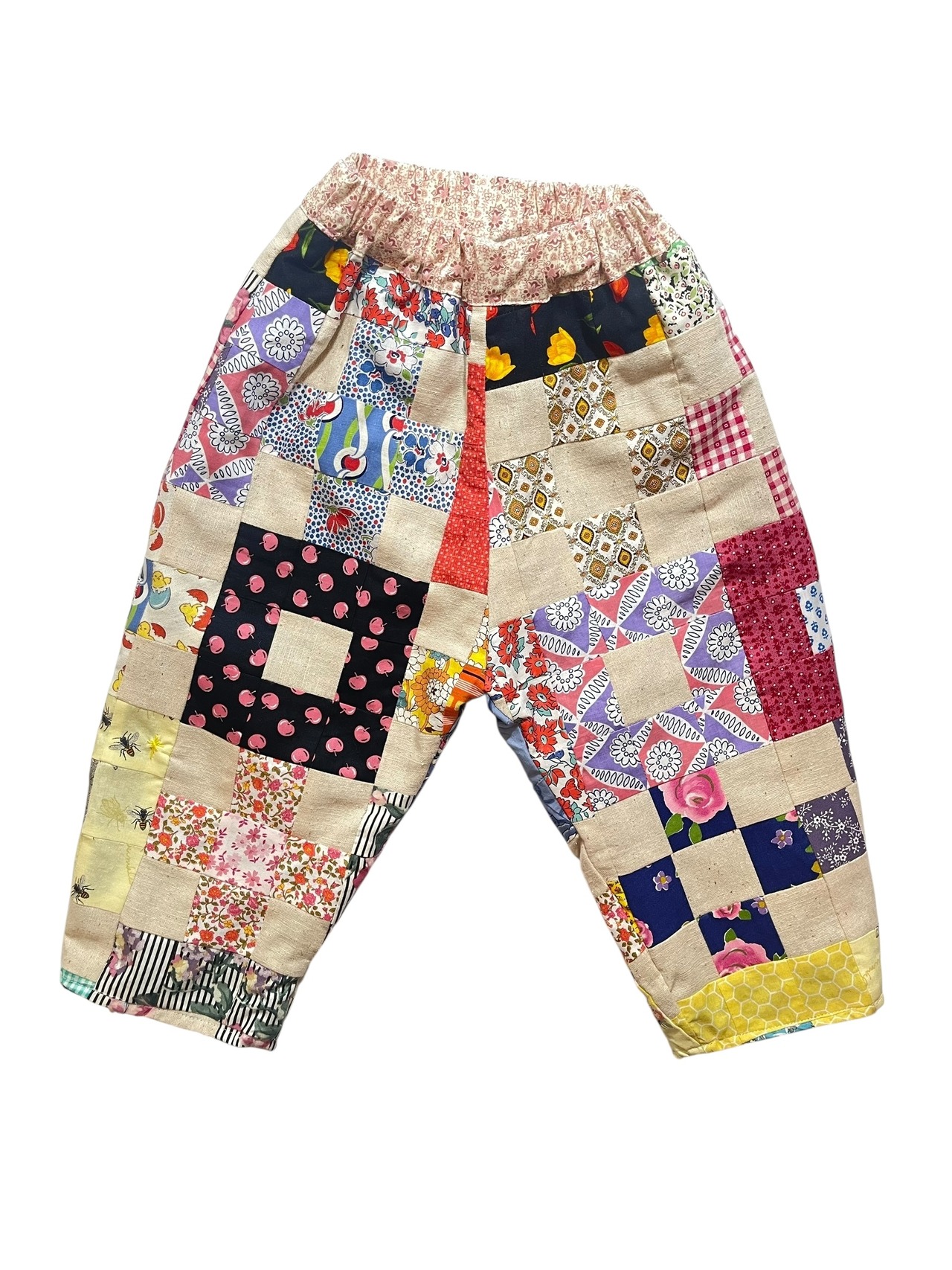 《即納》Nellie Soo / Vintage quilt pants 010 (2-4Y)