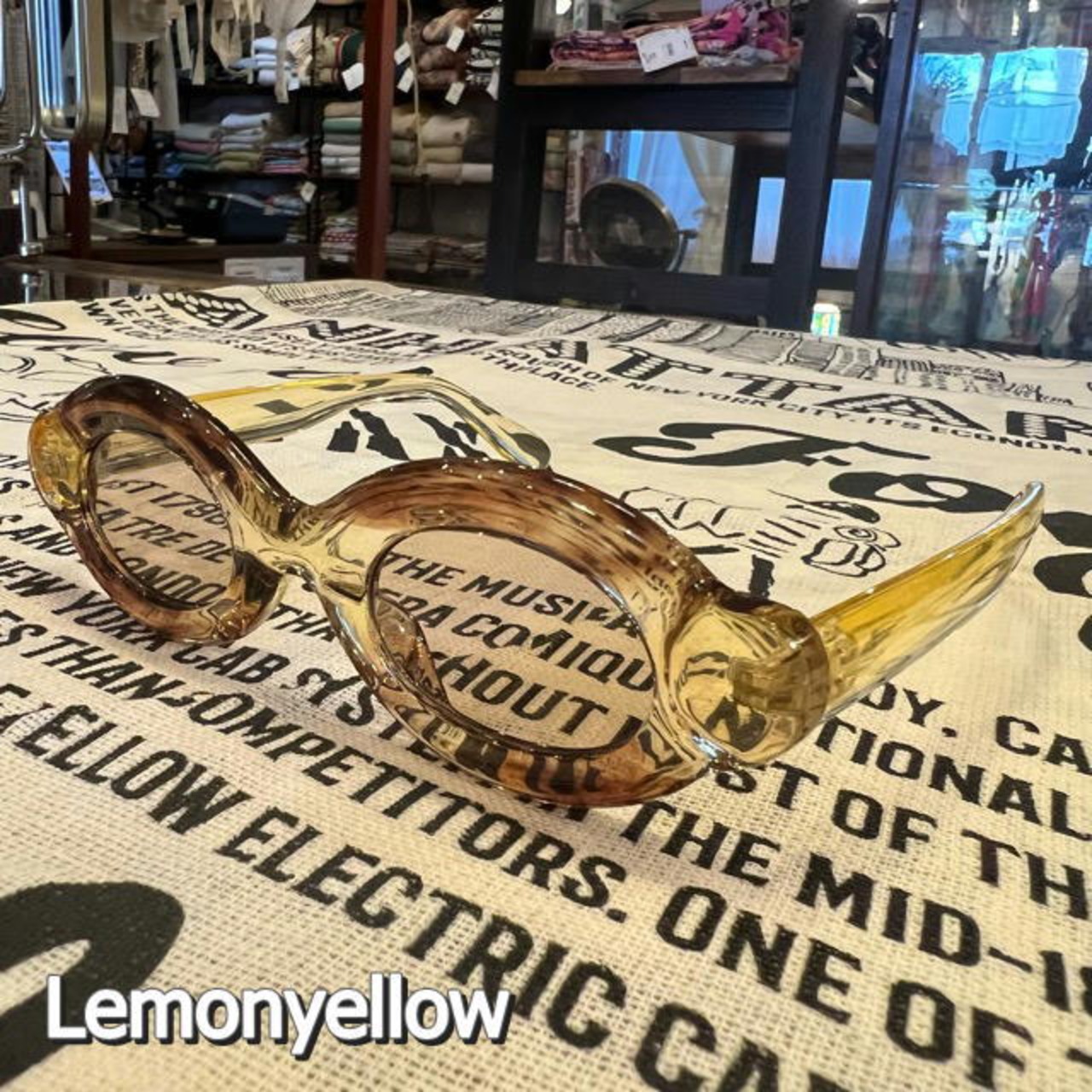 TOPANGA Accessory Retro Oval Sunglasses 6Type レトロオーバルサングラス　Sunglasses　サングラス　オーバル　レトロ