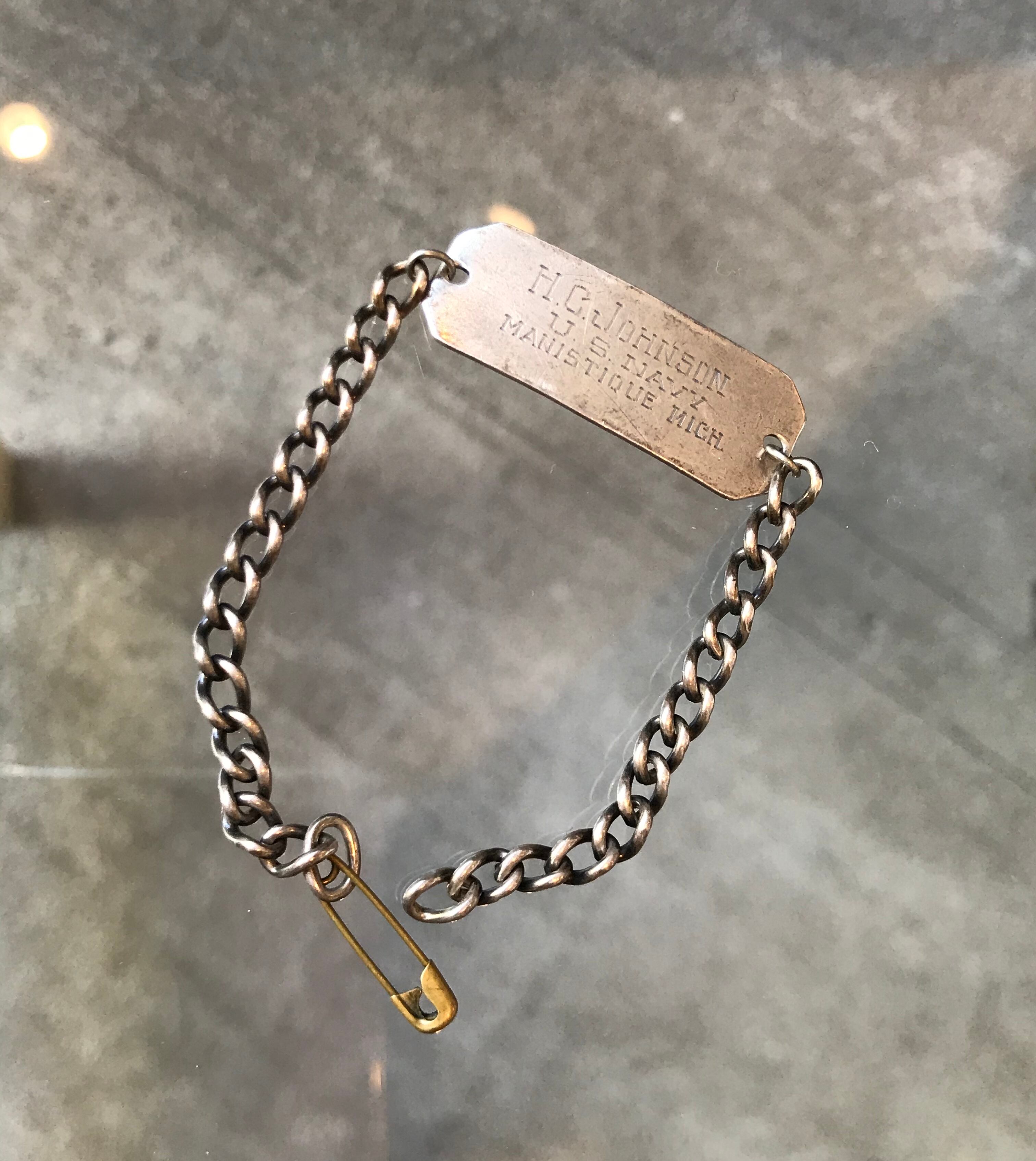 ビンテージ ミリタリーIDブレスレット ゴールド vintage ミリタリー IDブレスレット | Pay ID